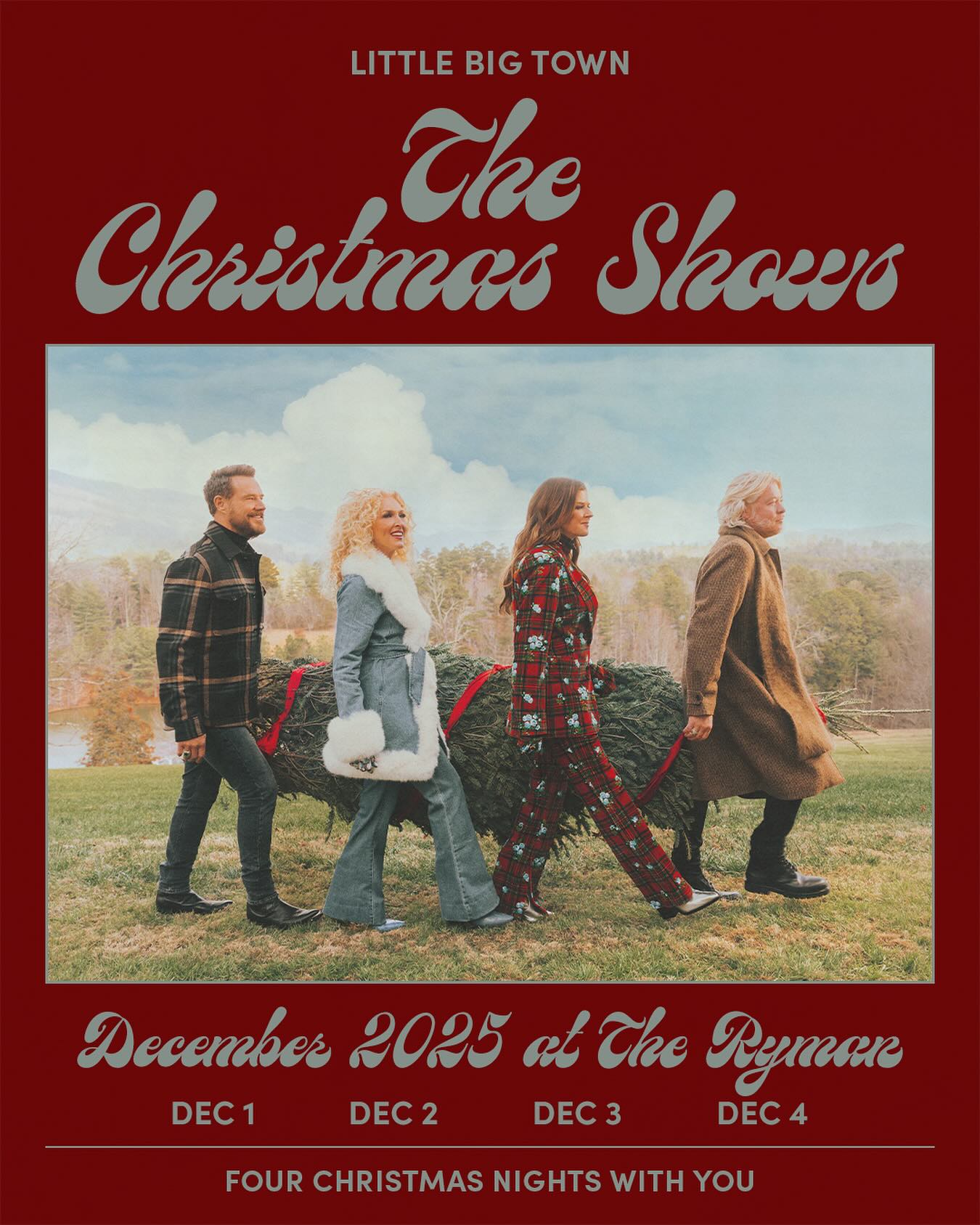 Little Big Town Tour Poster 2025